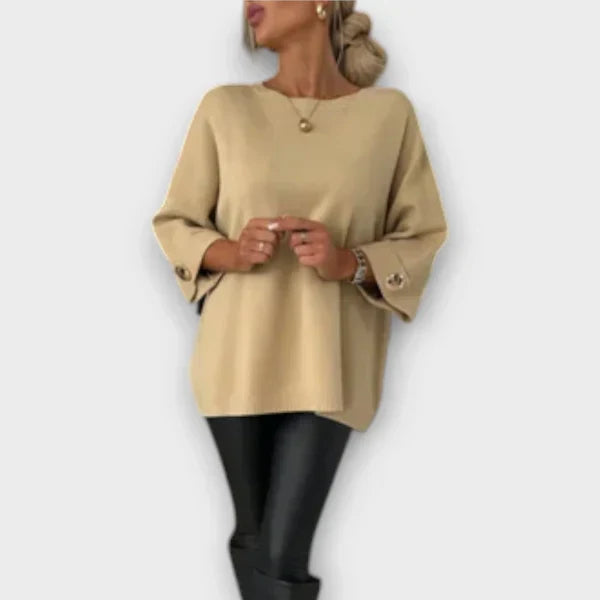 Sunbeam - Elegant knitted blouse