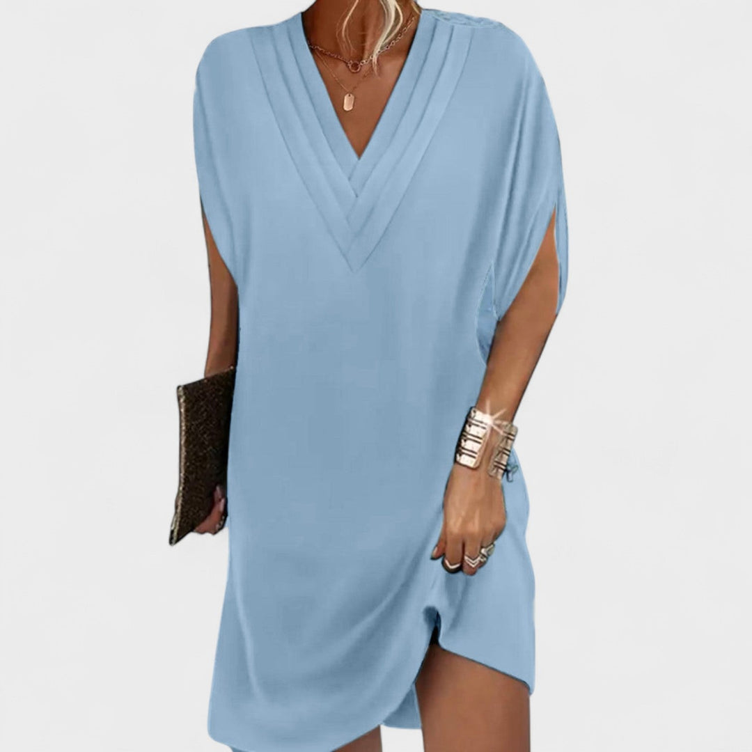 Bernadett - Elegáns ruha nyitott ujjal