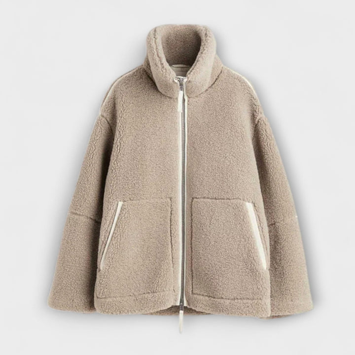 Léna | Kellemes kényelem sherpa fleece dzseki