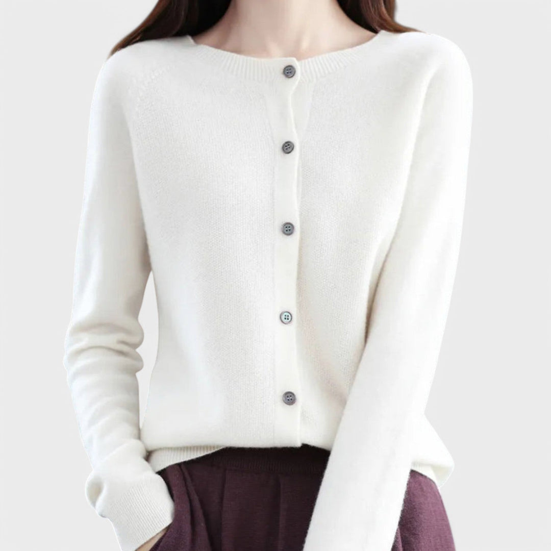 Tekla – Kasmírból készült kötött kardigán