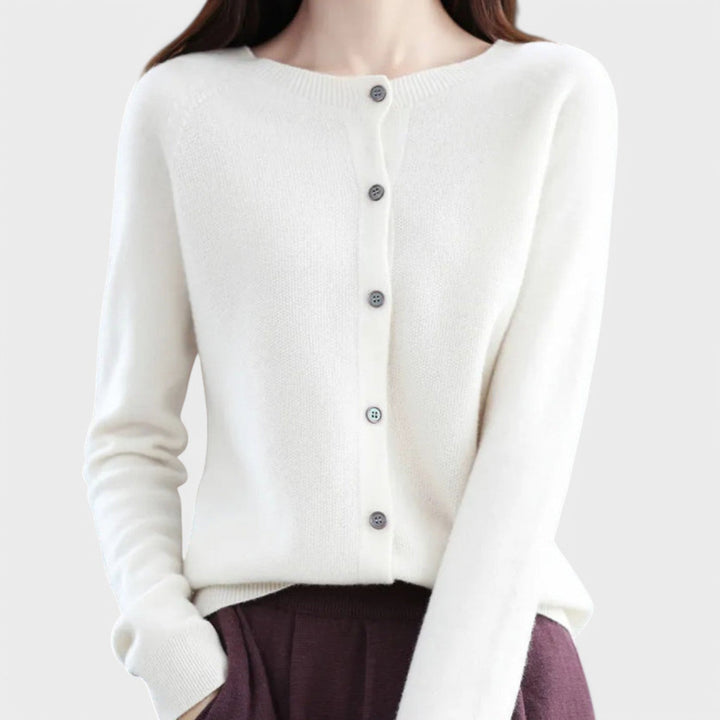 Tekla – Kasmírból készült kötött kardigán