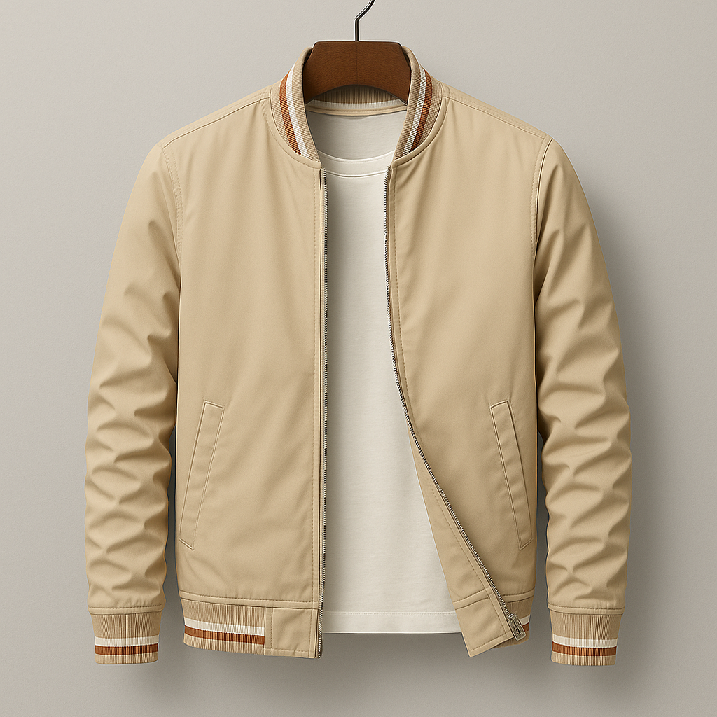 Morin – Stylish striped bomber jacket