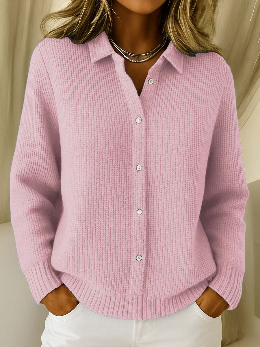Réka | Classic knitted button cardigan