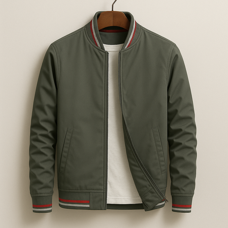 Morin – Stylish striped bomber jacket