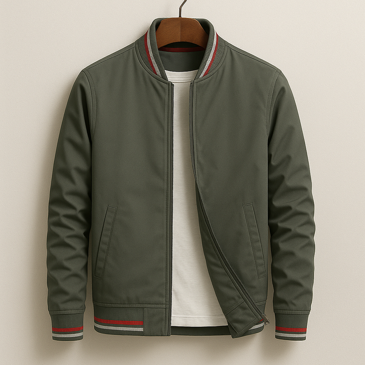 Morin – Stylish striped bomber jacket