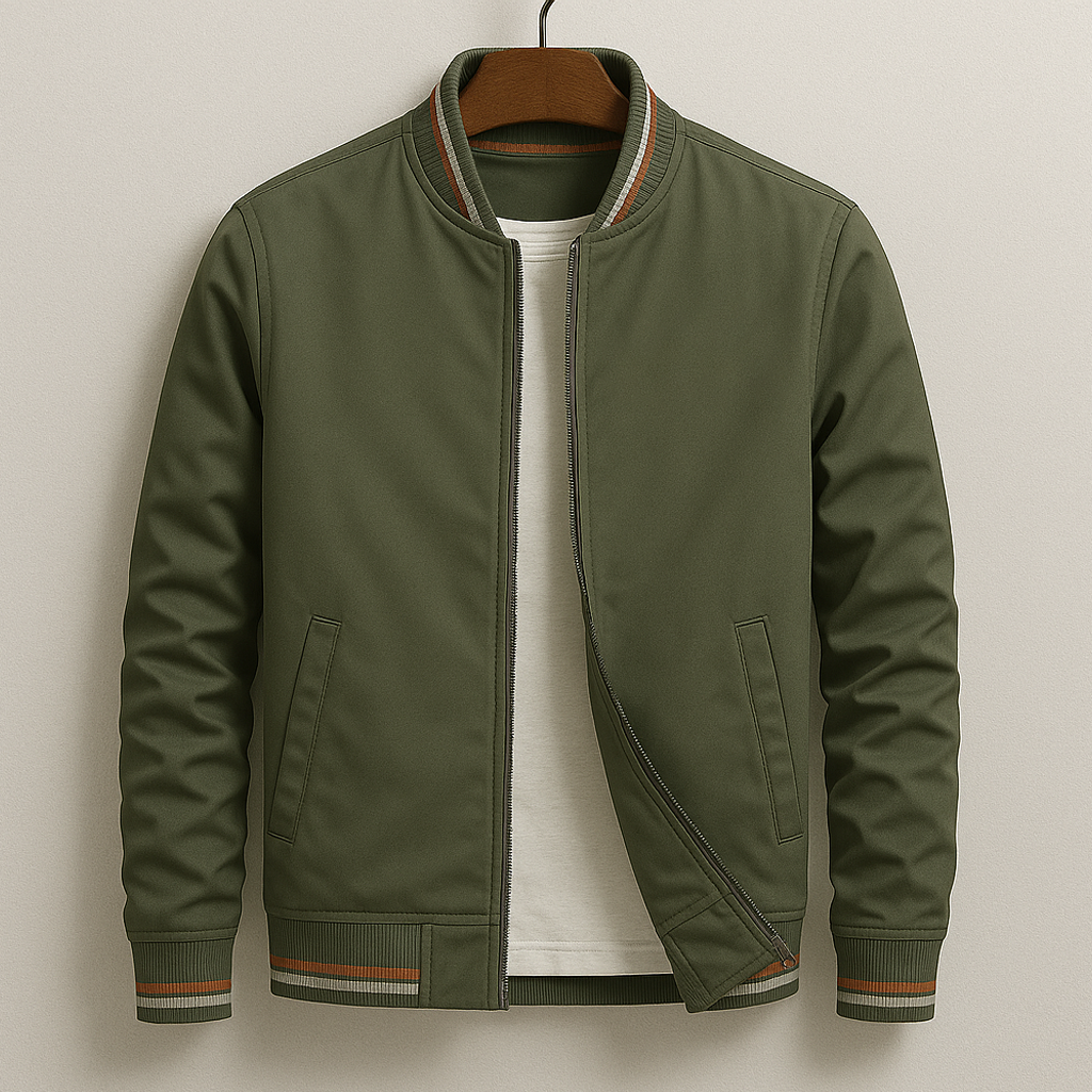 Morin – Stylish striped bomber jacket