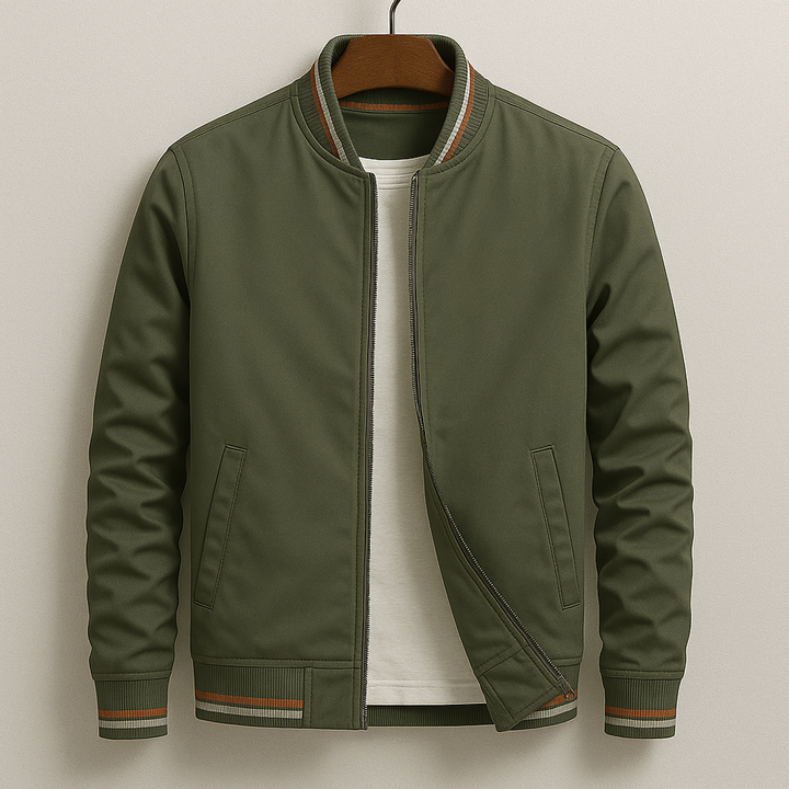 Morin – Stylish striped bomber jacket