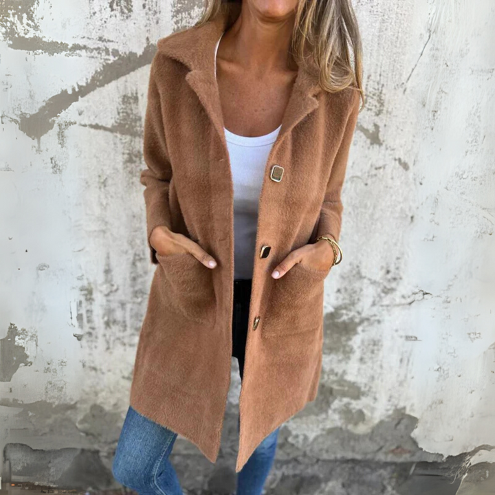 Anna | Klasszikus Egysoros Kabát Klapkákkal