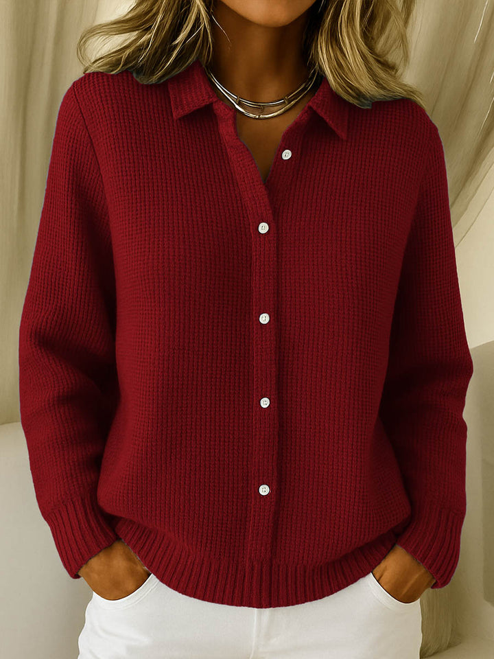 Réka | Classic knitted button cardigan