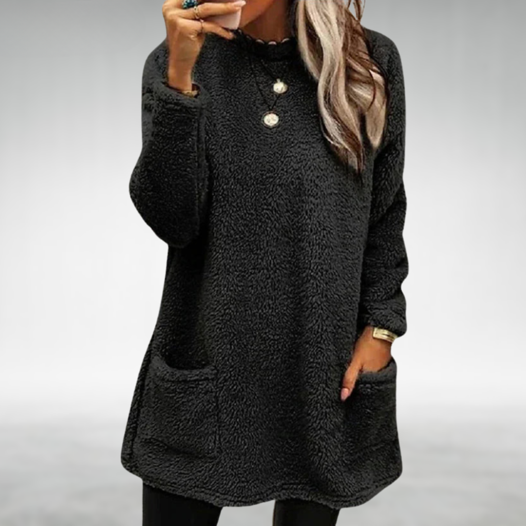 Zita | Kényelmes pulóver hasfedéssel