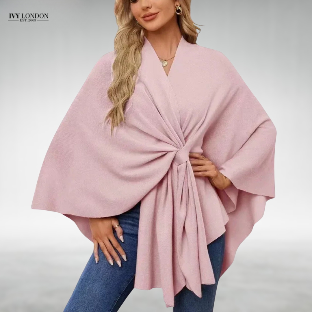 Eszter | Elegáns drapérral készült kardigán hasfedéssel