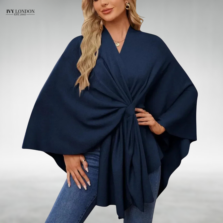 Eszter | Elegáns drapérral készült kardigán hasfedéssel