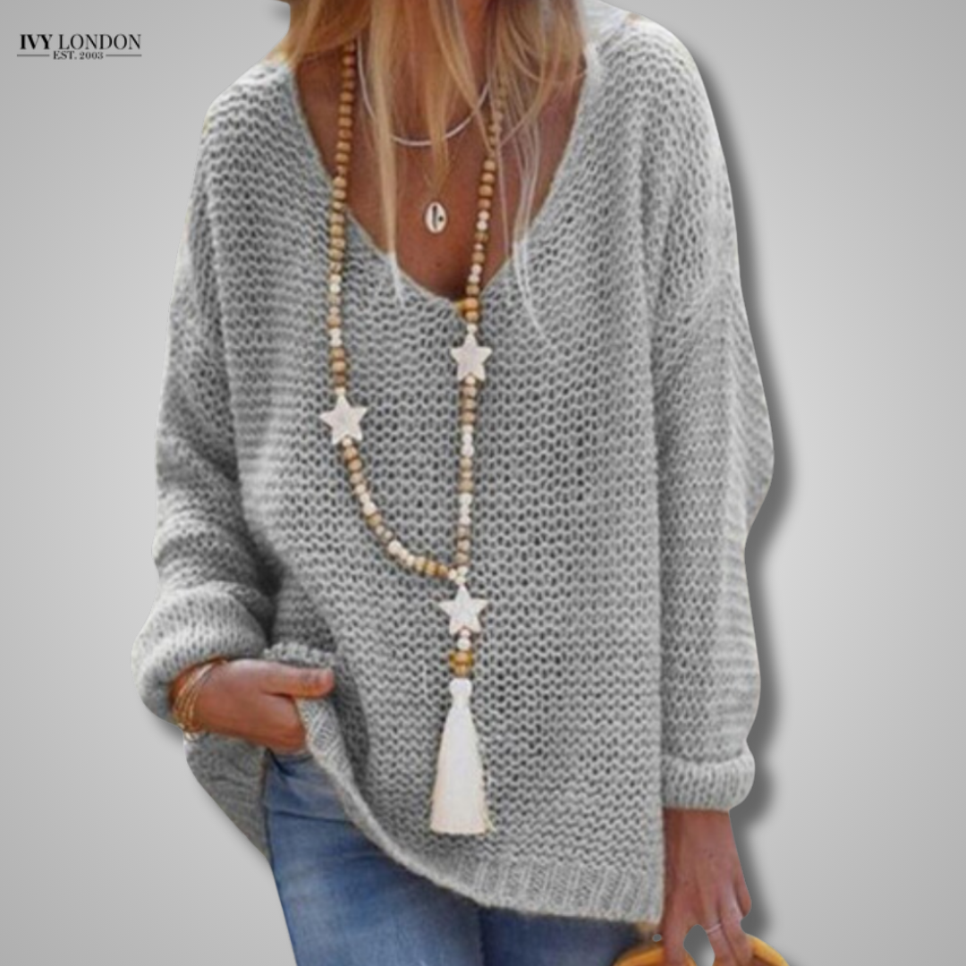 Adél | Kényelmes túlzottt kötött kardigán