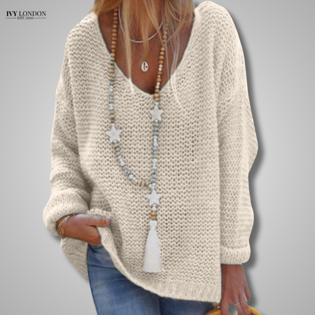 Adél | Kényelmes túlzottt kötött kardigán
