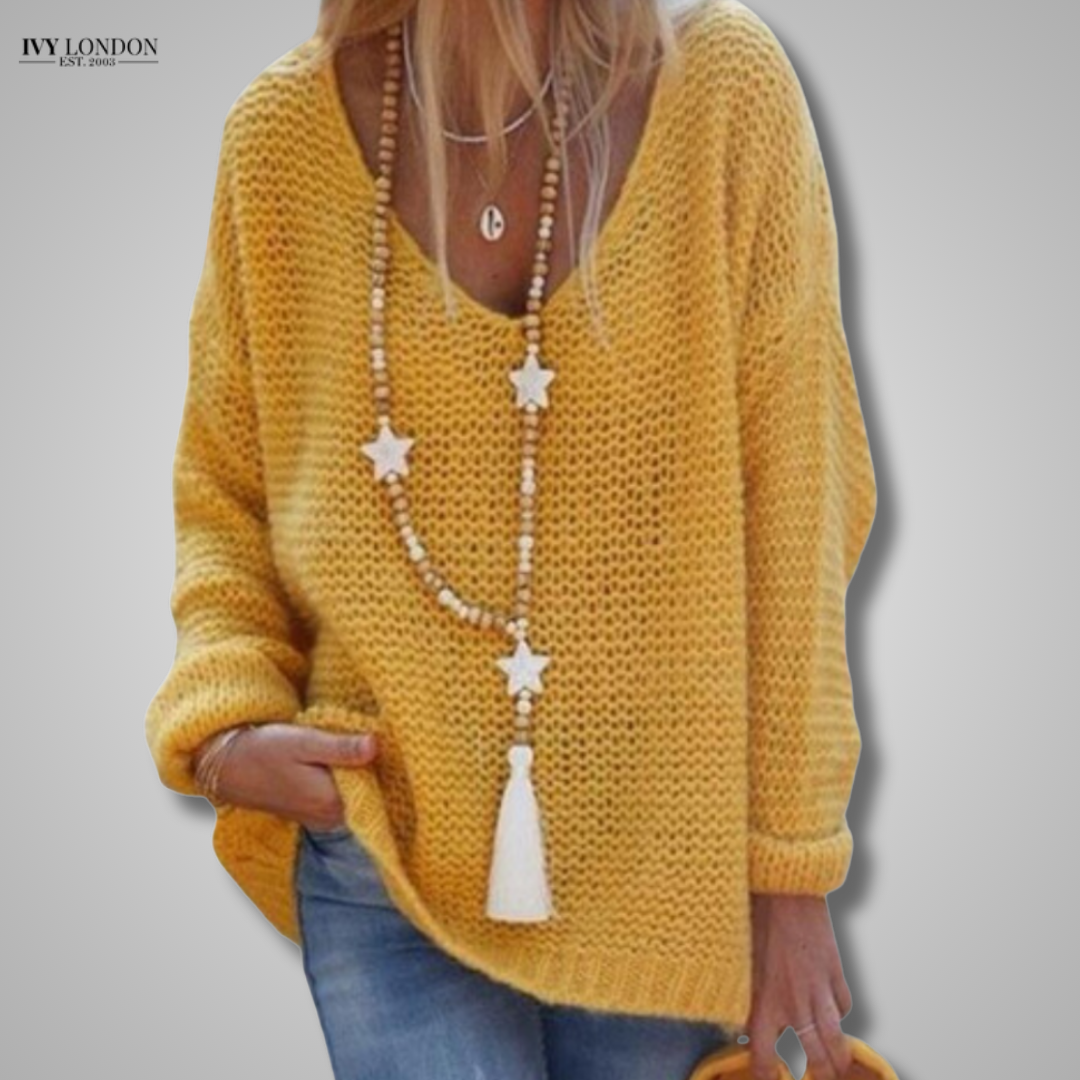 Adél | Kényelmes túlzottt kötött kardigán