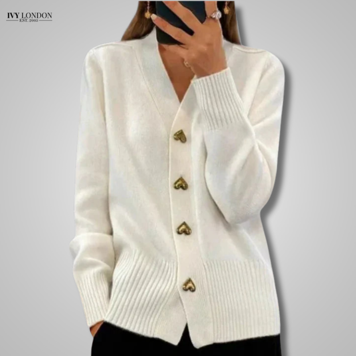 Zita | Elegáns kardigán nőies drapélval