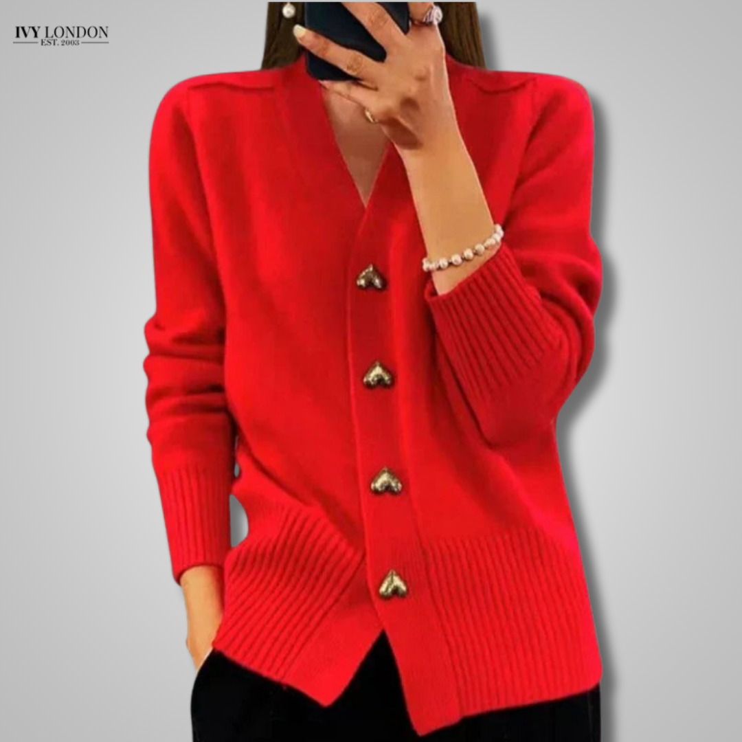 Zita | Elegáns kardigán nőies drapélval