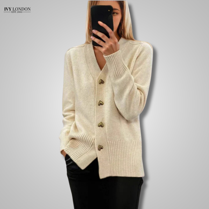 Zita | Elegáns kardigán nőies drapélval
