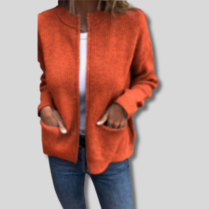 Zita | Elegáns kötött zipzáros kardigán