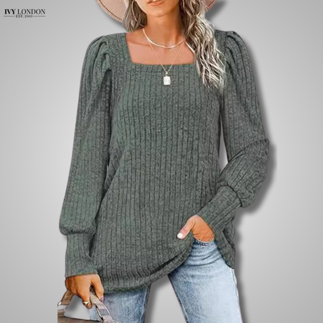 Dália | Elegáns rácsos kötött felső hasfedéssel