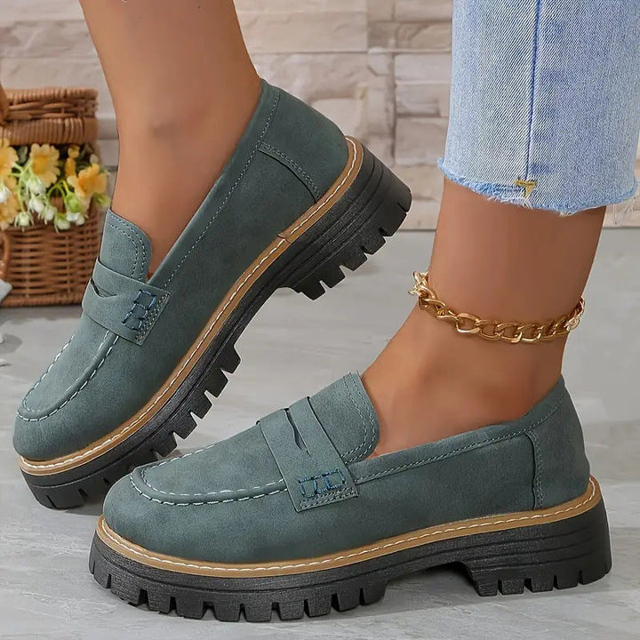 Léna | Klasszikus kényelmes slip-on lélegző mokaszinok