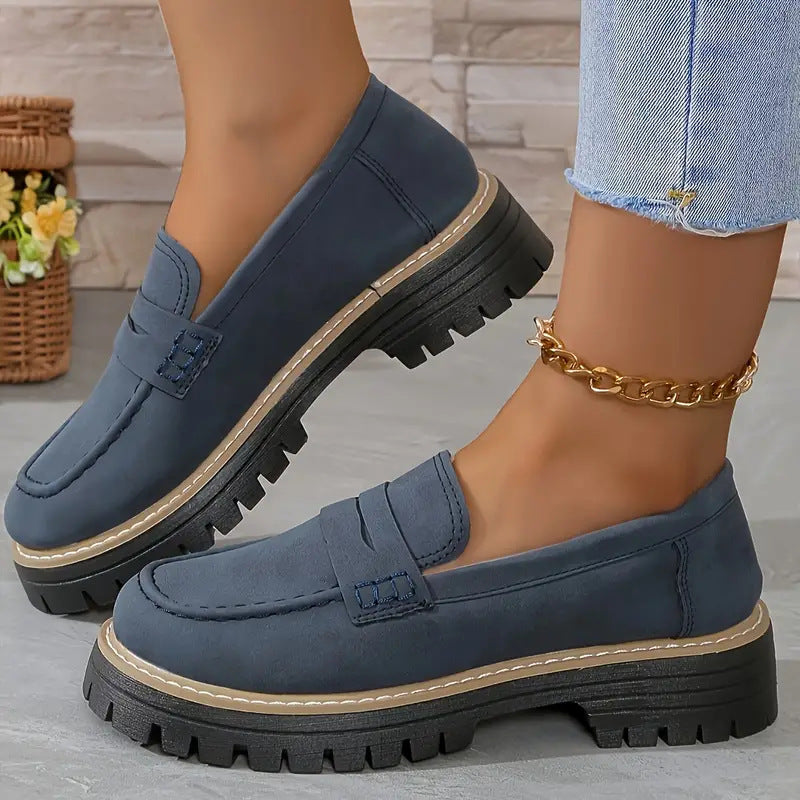 Léna | Klasszikus kényelmes slip-on lélegző mokaszinok