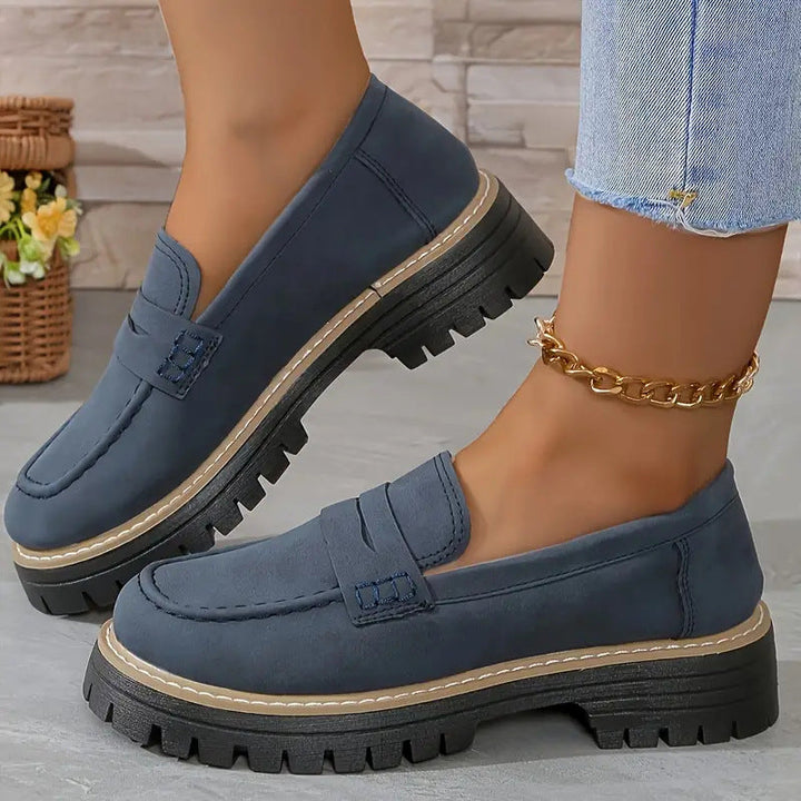 Léna | Klasszikus kényelmes slip-on lélegző mokaszinok