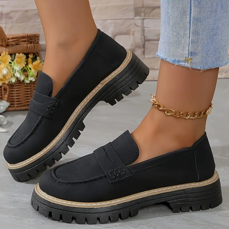 Léna | Klasszikus kényelmes slip-on lélegző mokaszinok