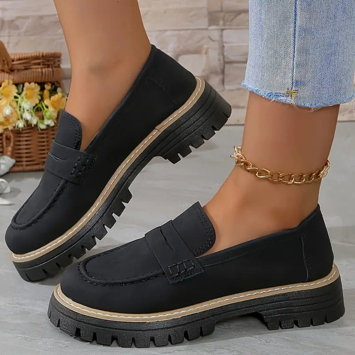 Léna | Klasszikus kényelmes slip-on lélegző mokaszinok