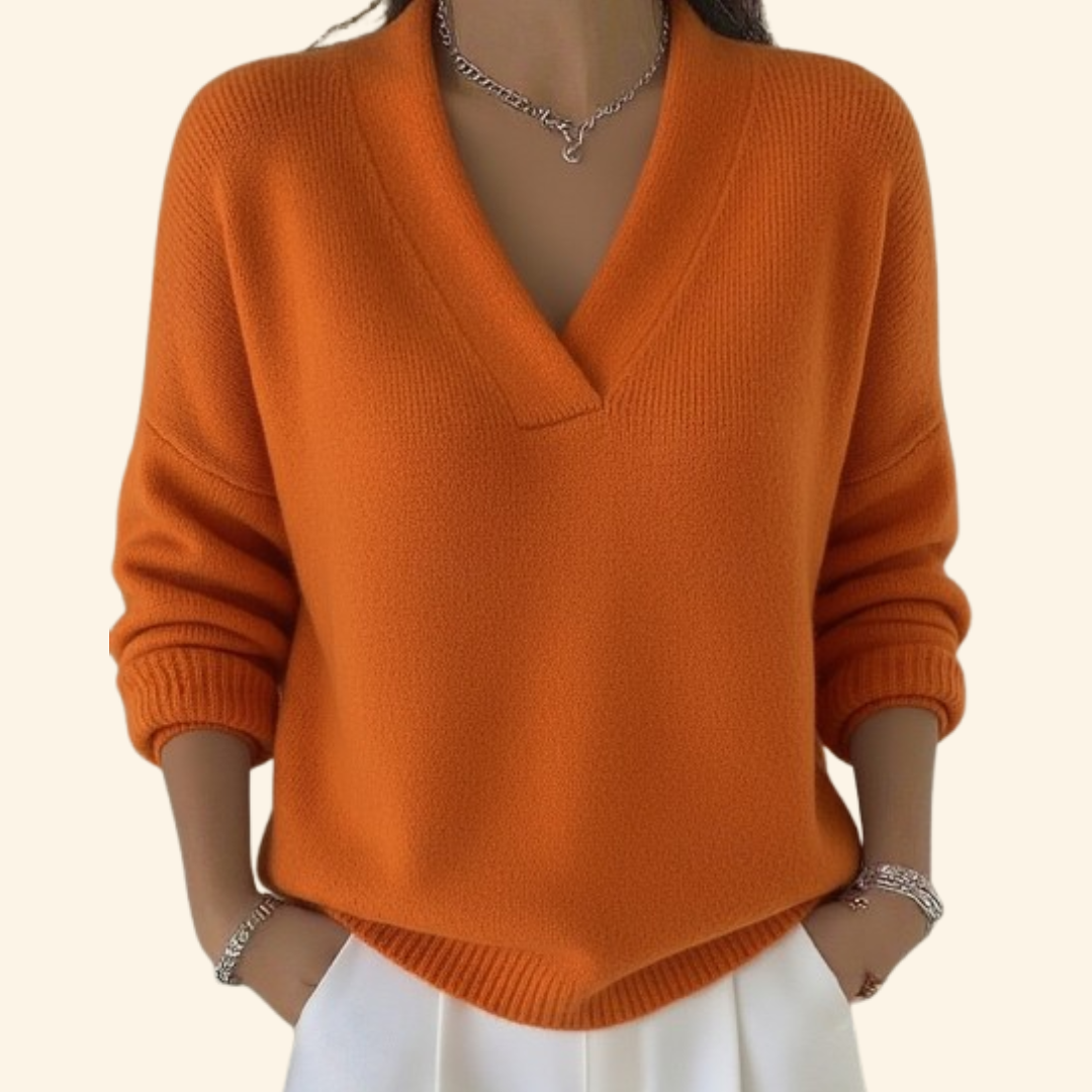 Nikolett | V-neck sweater