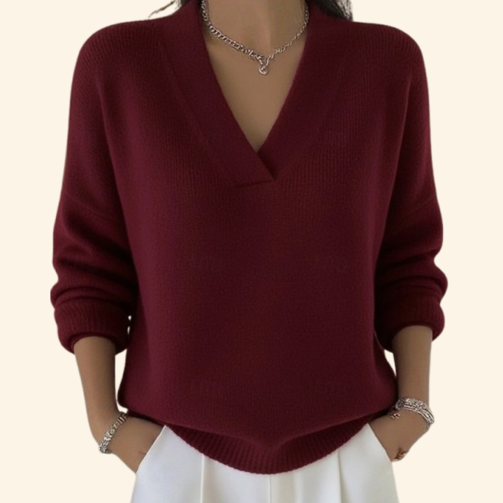 Nikolett | V-neck sweater
