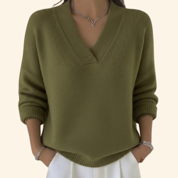Nikolett | V-neck sweater