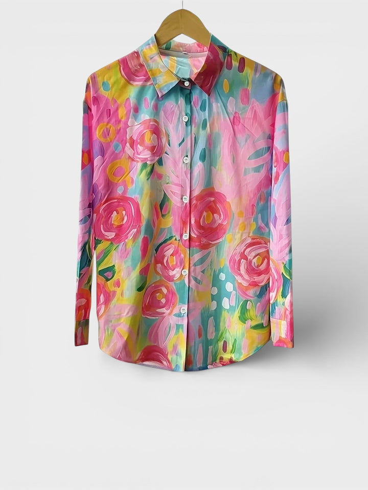 Nina™ | Színes mintás blúz