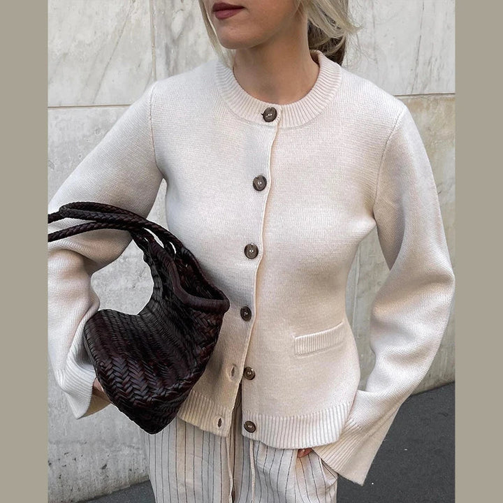 Virág | Elegáns rövid kardigán