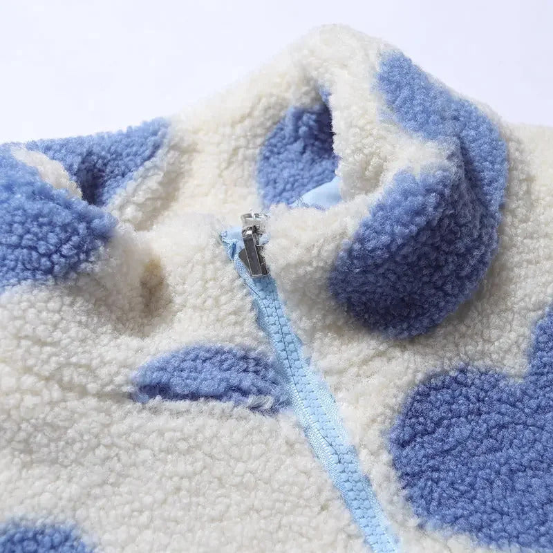 Daria | Kétoldalas szívmintás dzseki