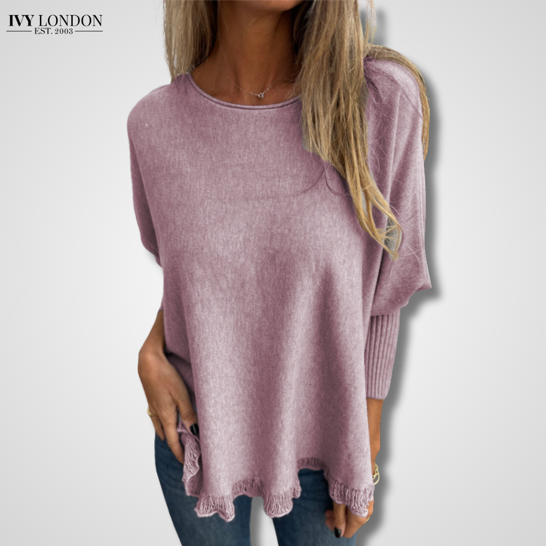 Zita | Elegáns fringe hem kötött felső