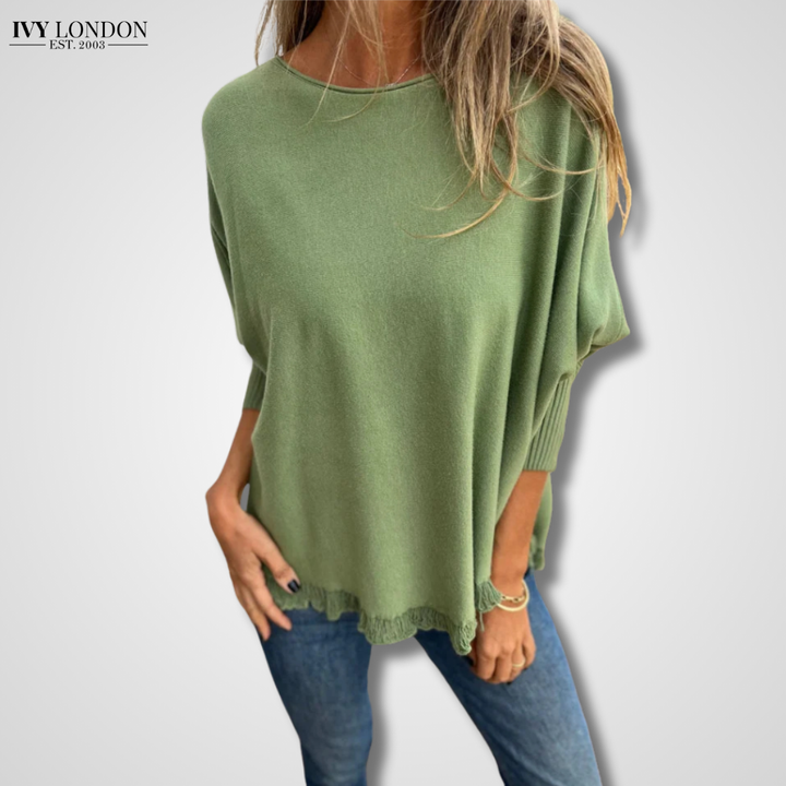 Zita | Elegáns fringe hem kötött felső