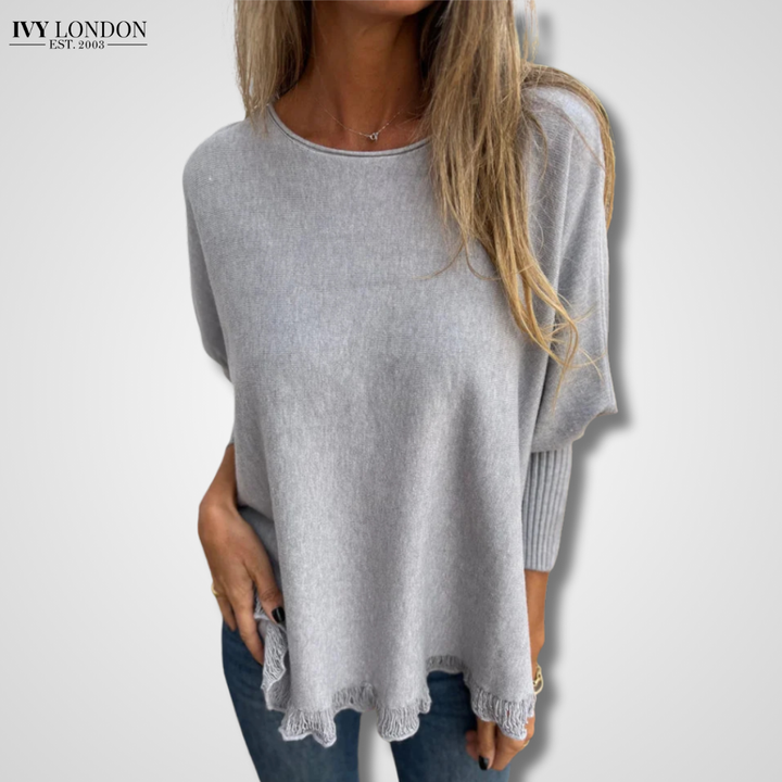 Zita | Elegáns fringe hem kötött felső