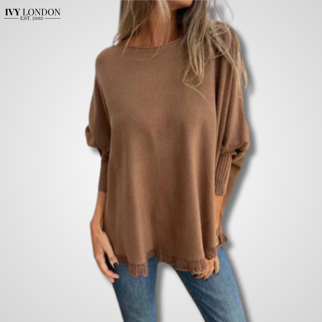 Zita | Elegáns fringe hem kötött felső