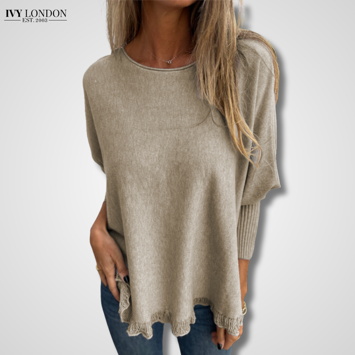 Zita | Elegáns fringe hem kötött felső