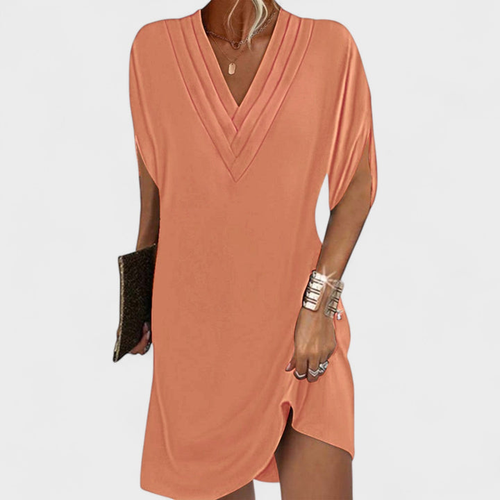 Bernadett - Elegáns ruha nyitott ujjal