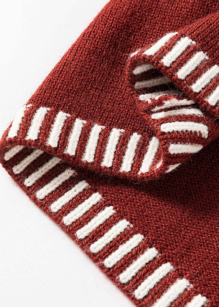 Emese | Divatos kontraszt kardigán hasborítással